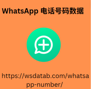 WhatsApp 电话号码数据