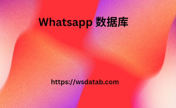 Whatsapp 数据库